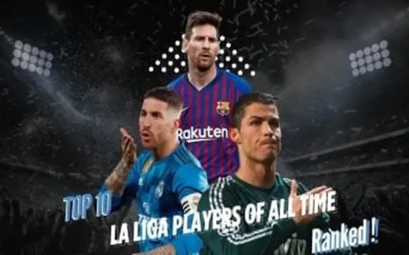 أرقام ميسي ورونالدو تتصدر قائمة 10 أساطير في تاريخ الدوري الإسباني